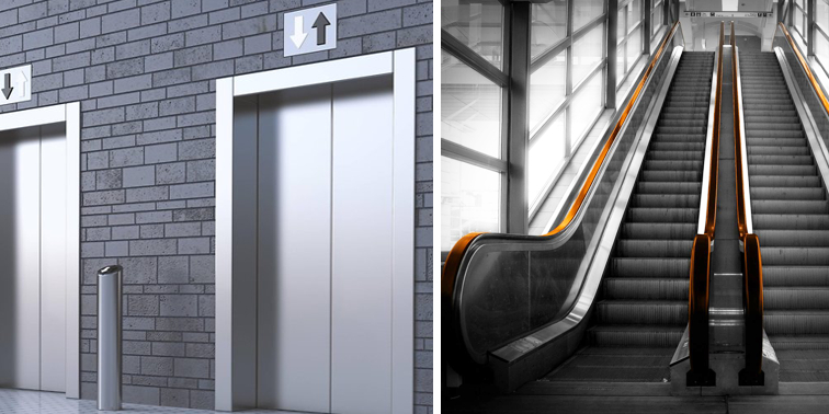 Ascenseurs et escaliers mécaniques